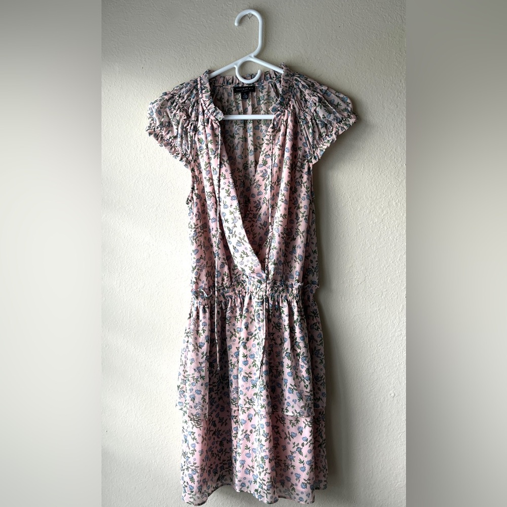 Current Air Blush Floral Mini Dress
